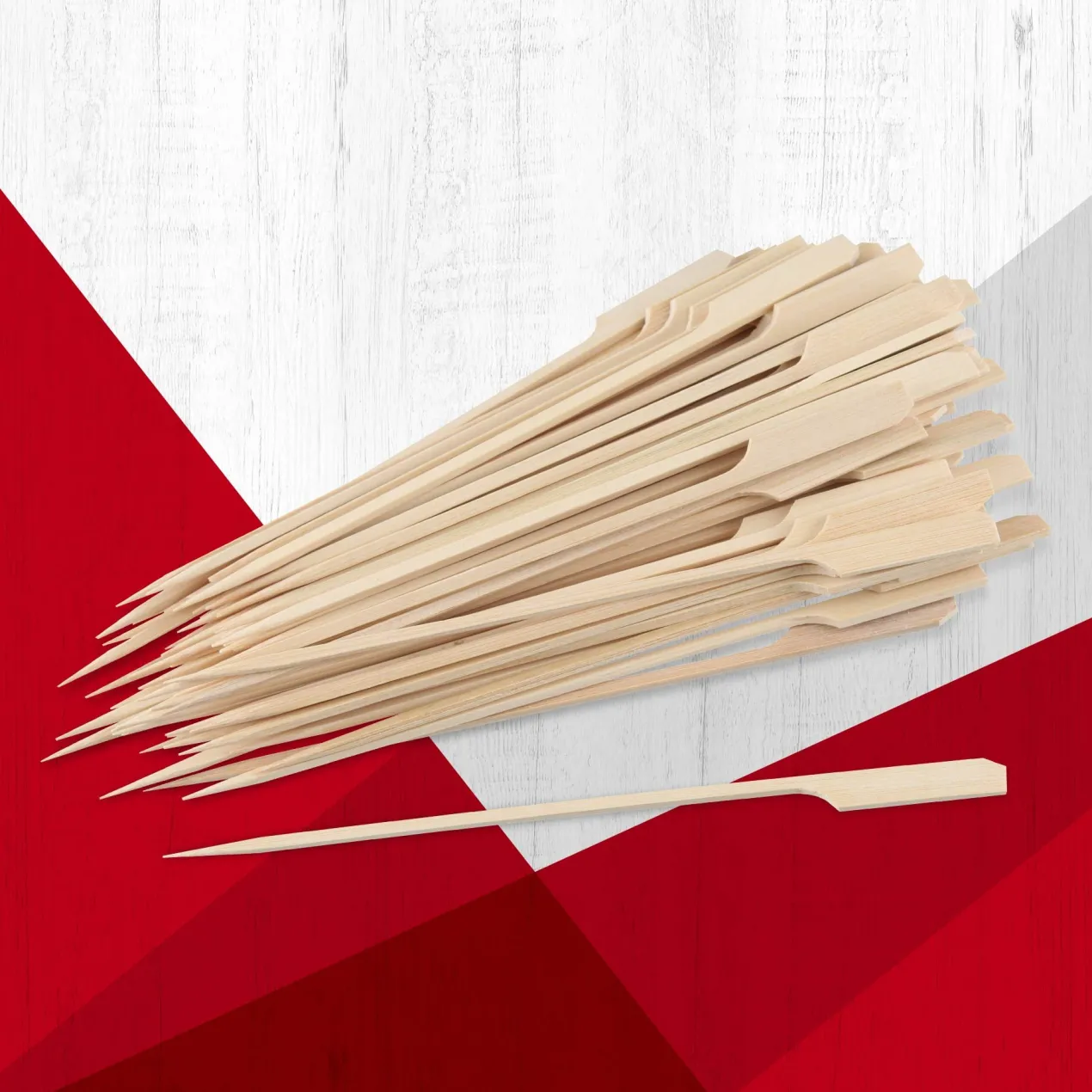 Fingerfood-Sticks, 25cm, 50 Stk, FSC™-zertifizierter Bambus