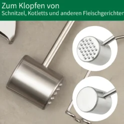 Fleischklopfer München, Edelstahl