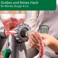 Fleischwolf mit Gebäckaufsatz, 6-teilig
