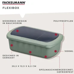 Flexibox Be The Move, grün, 1000ml, 3-tlg.