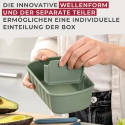 Flexibox Be The Move, grün, 1000ml, 3-tlg.