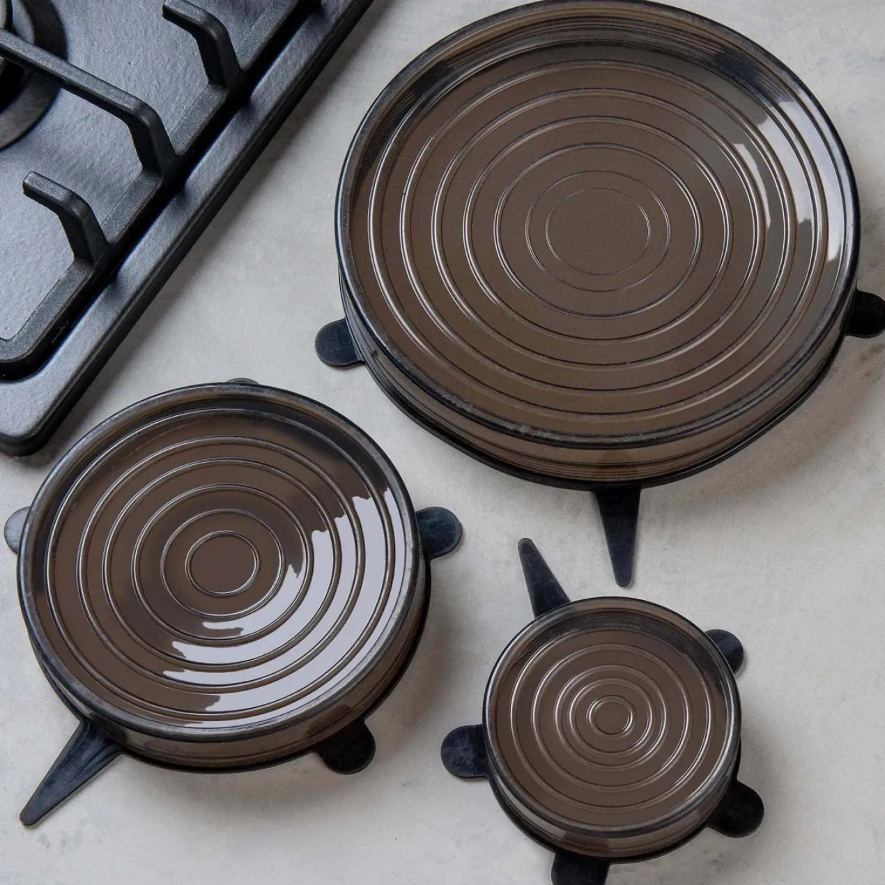 Frischhaltedeckel-Set, verschiedene Größen, 3Stk