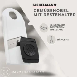 Gemüsehobel mit Restehalter