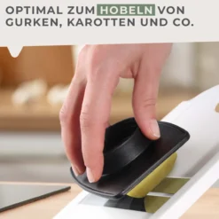 Gemüsehobel mit Restehalter