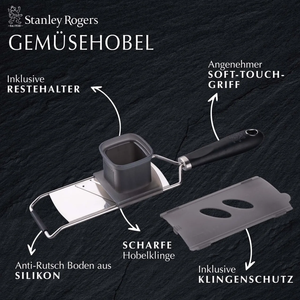 Gemüsehobel Pride, 4-teilig