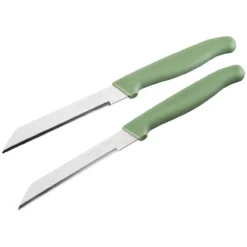 Gemüsemesser-Set Elemental, 2 Stück, grün