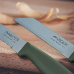 Gemüsemesser-Set Elemental, 2 Stück, grün