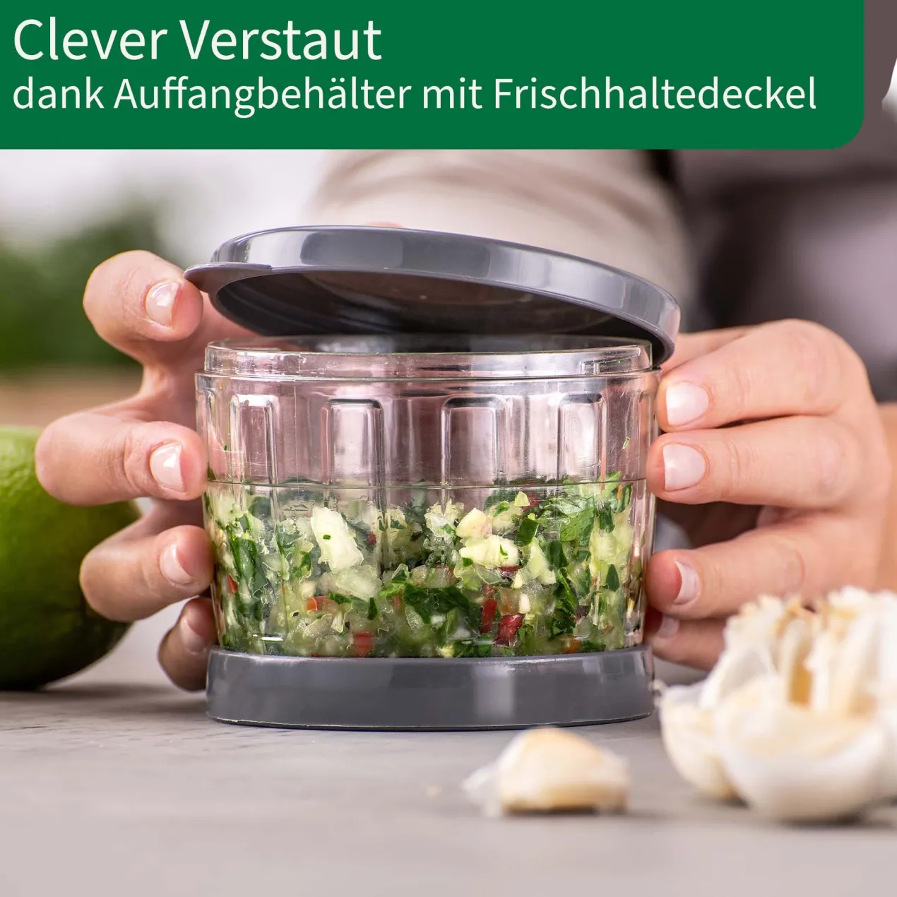 Gemüse- und Zwiebelschneider, 2-teilig