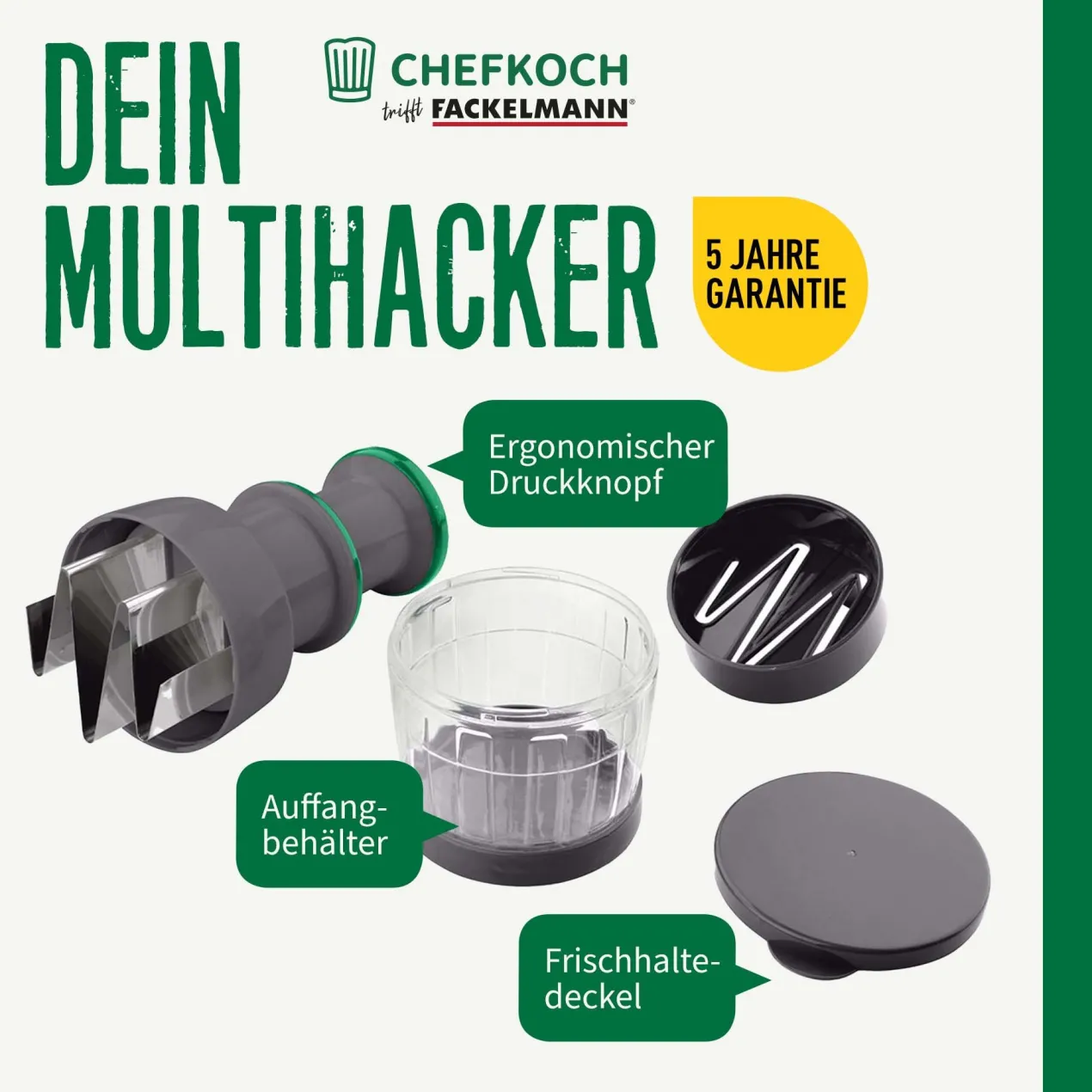 Gemüse- und Zwiebelschneider, 2-teilig