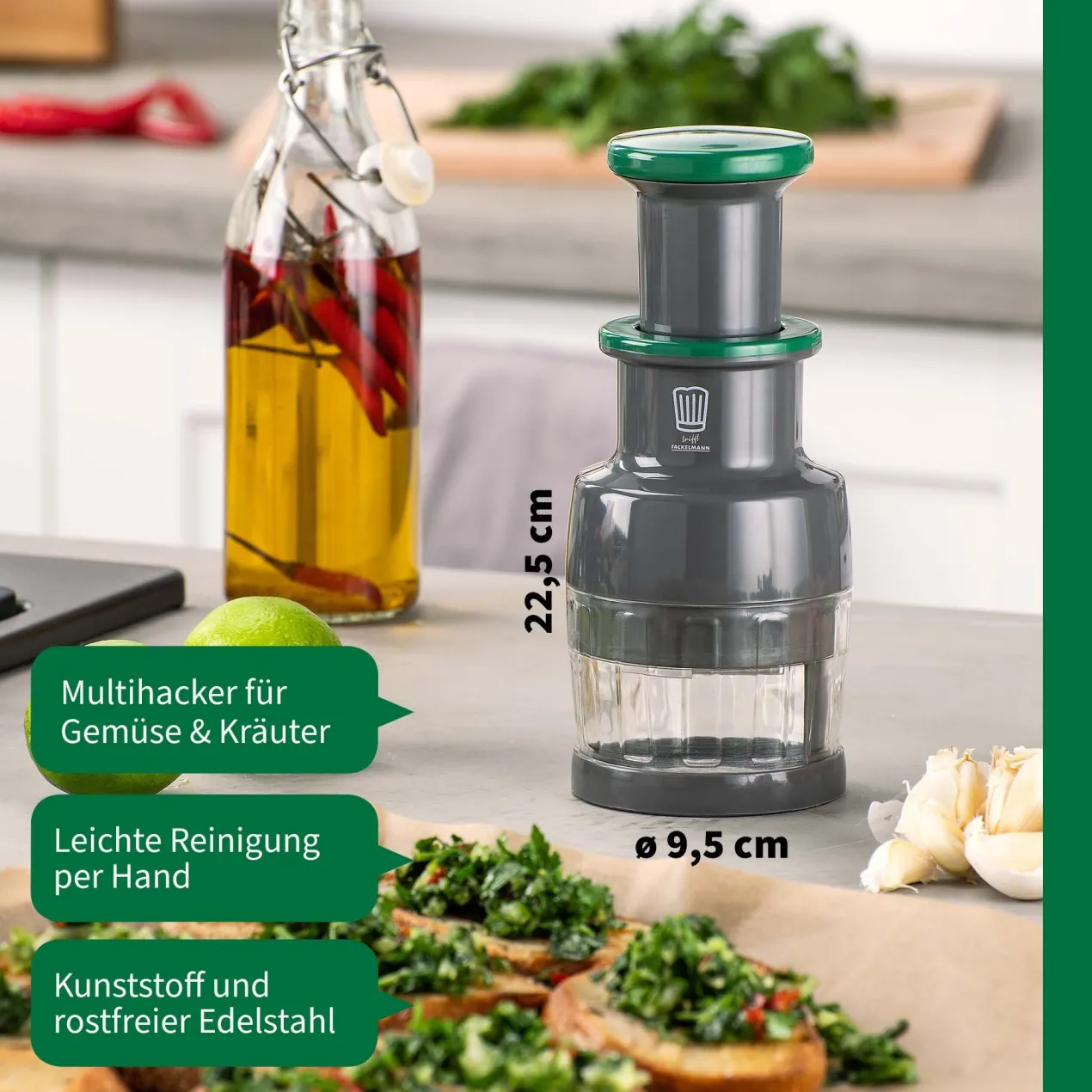 Gemüse- und Zwiebelschneider, 2-teilig