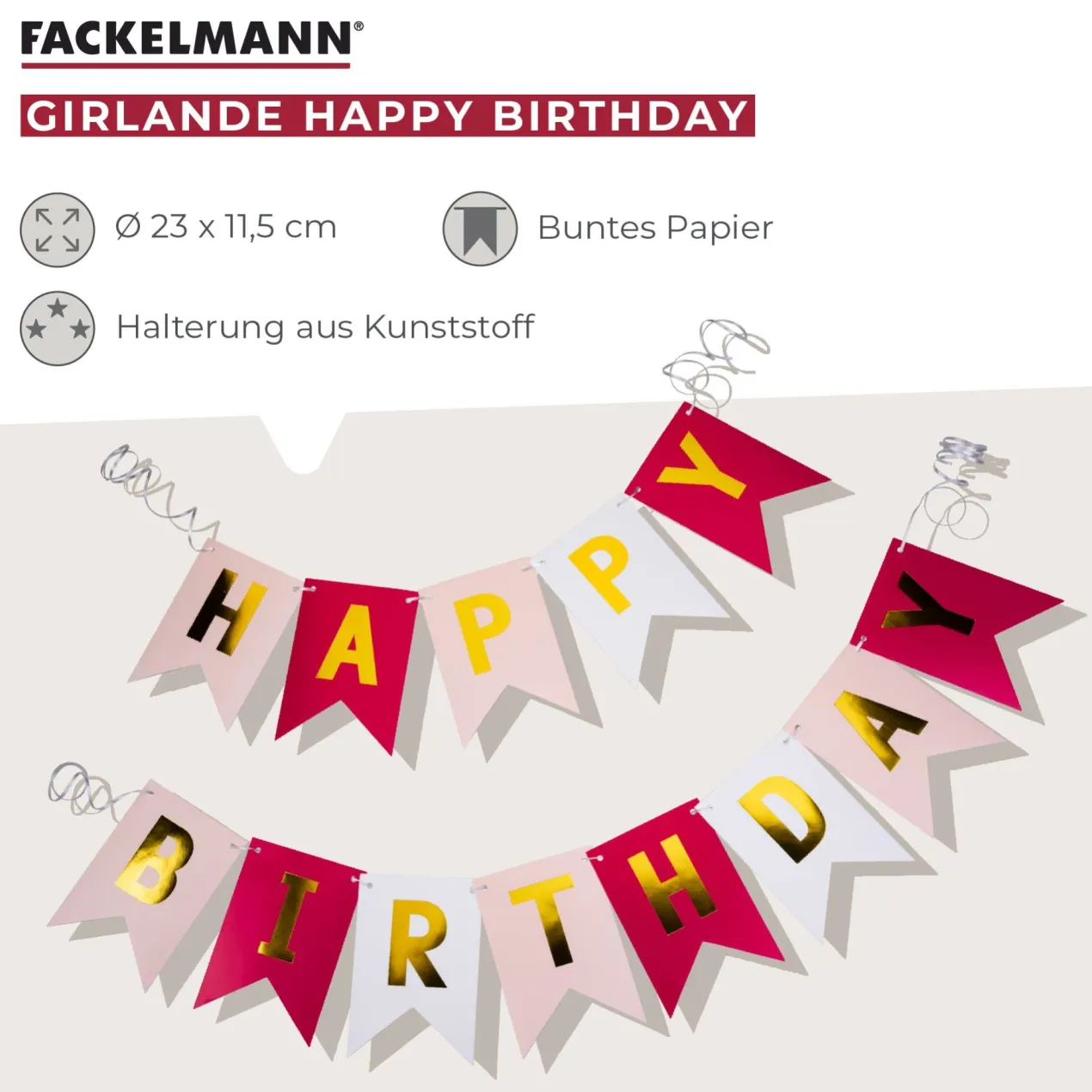 Girlande Happy Birthday