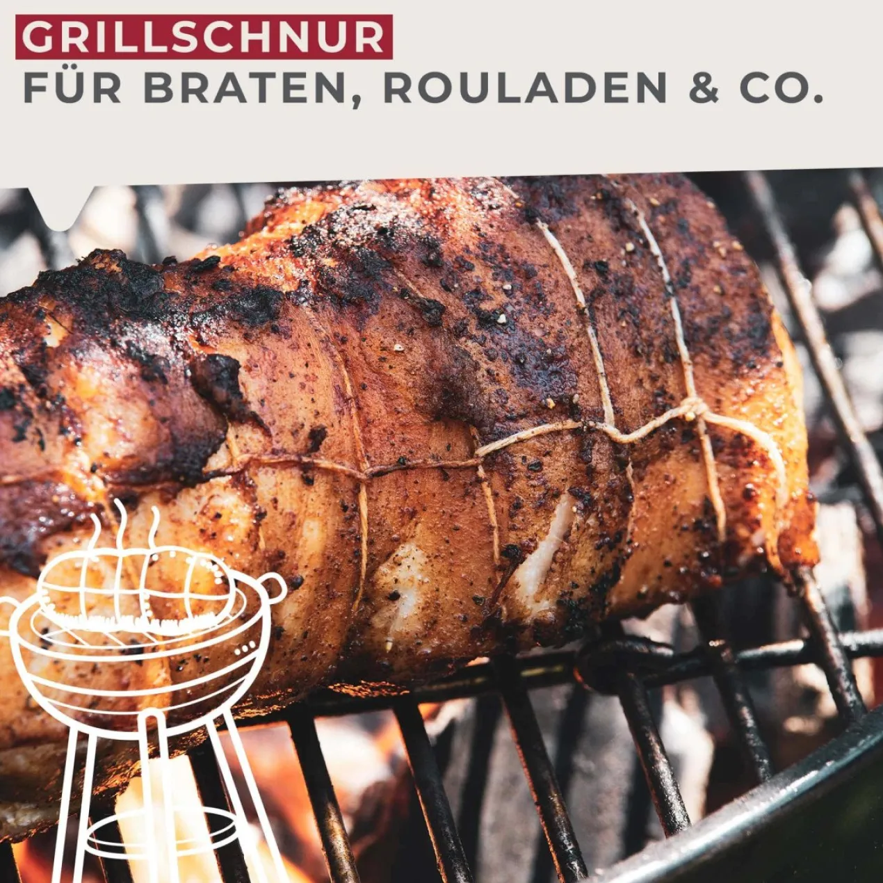 Grill-/Bratenschnur, 100m Dose