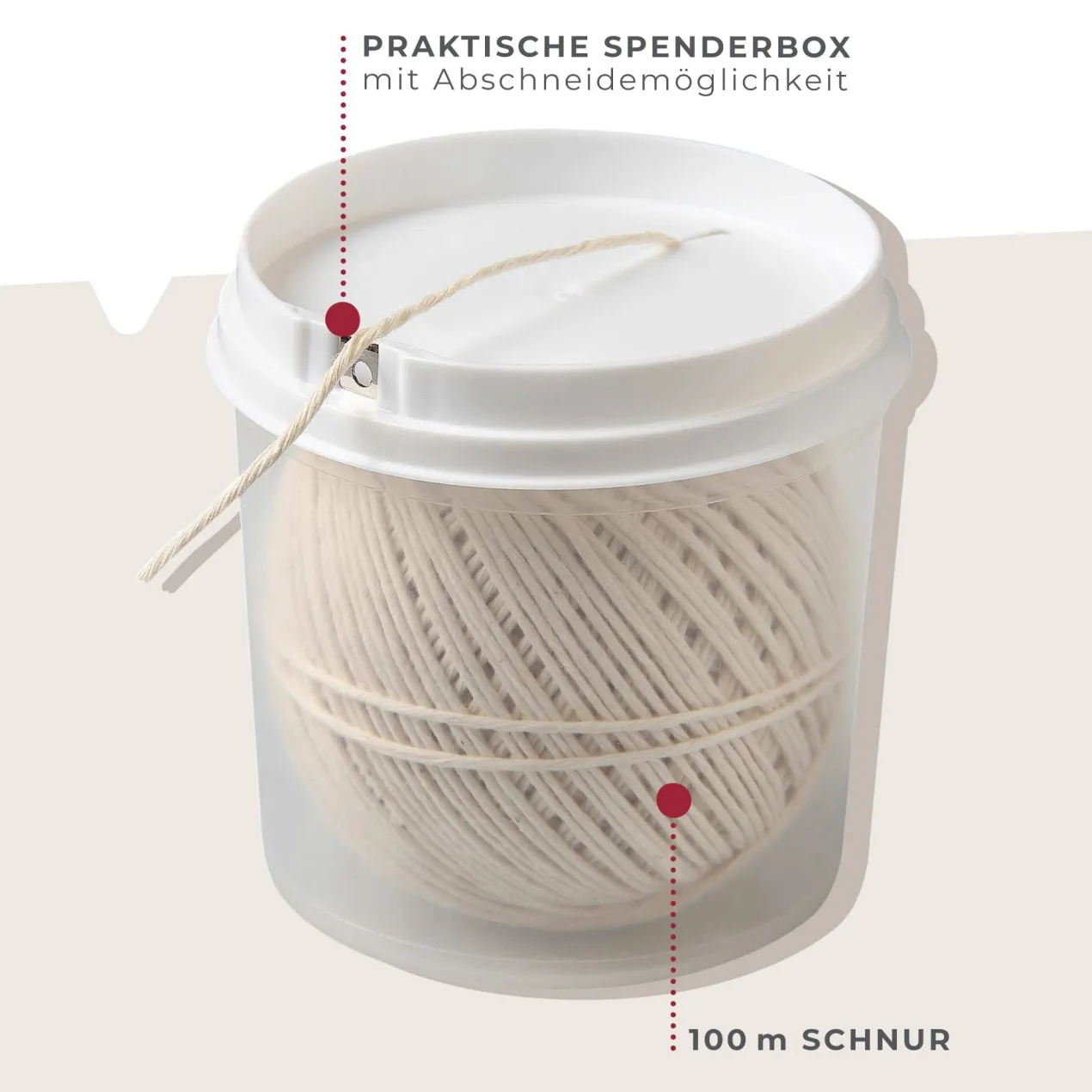 Grill-/Bratenschnur Set 2-teilig