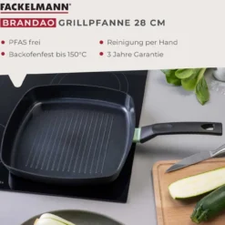 Grillpfanne Brandao, Keramik, antihaft, Ø28cm