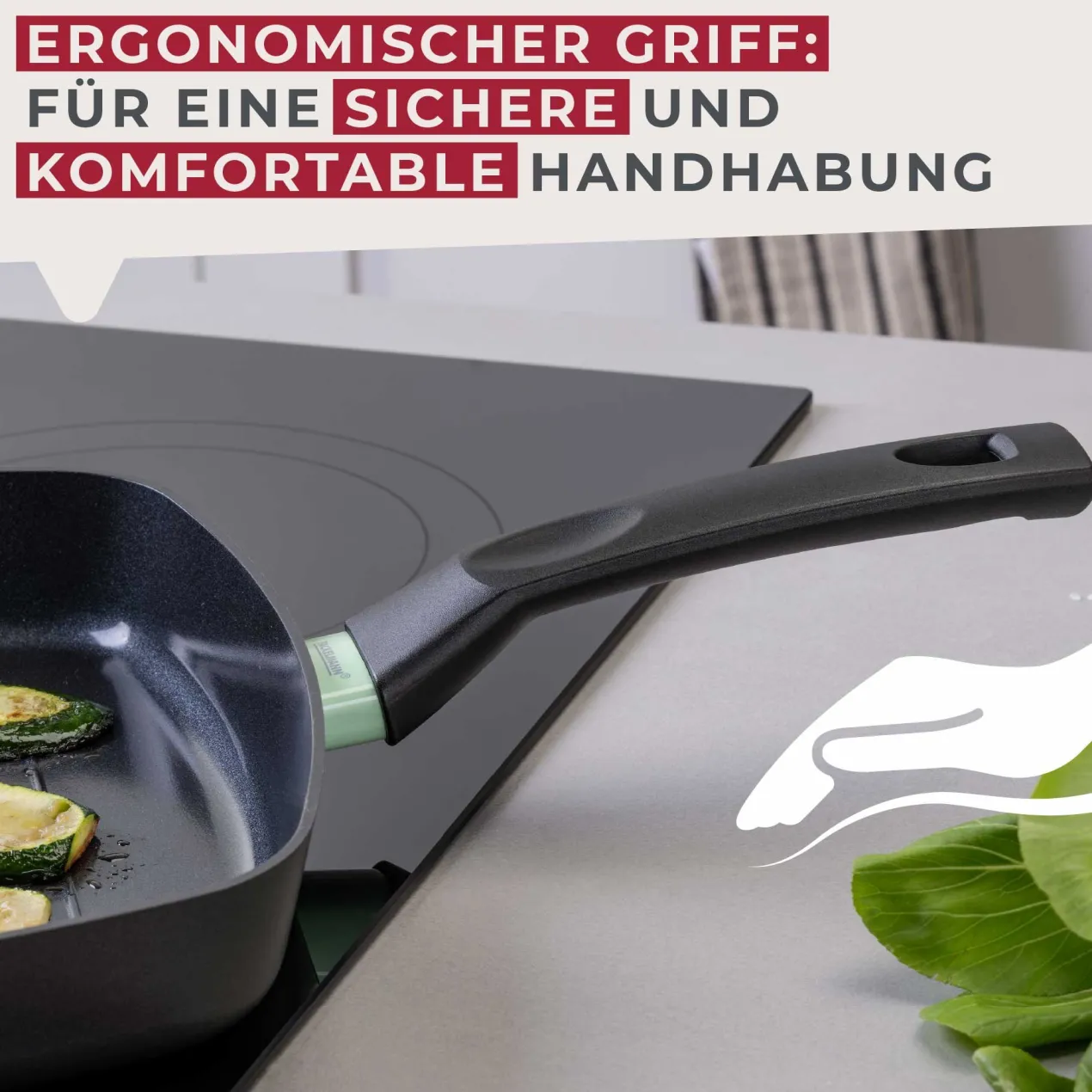 Grillpfanne Brandao, Keramik, antihaft, Ø28cm