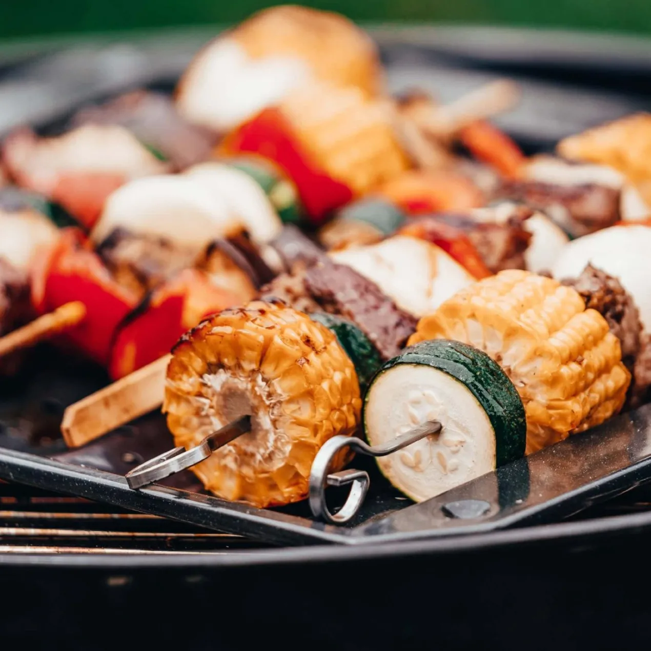 Grillspieße, 35cm, Edelstahl, 6 Stk