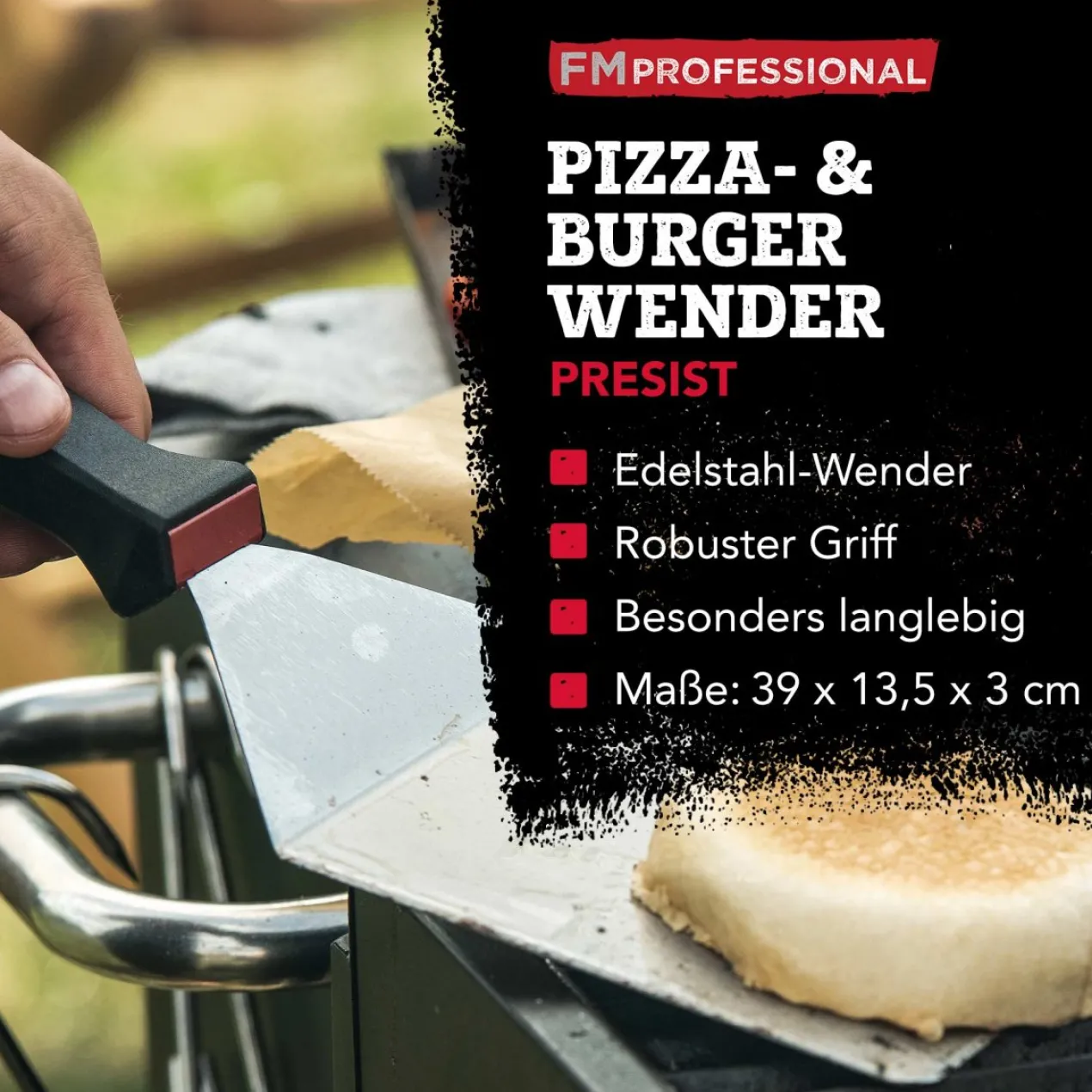 Hamburger-/ Pizzawender Presist, 14x37cm