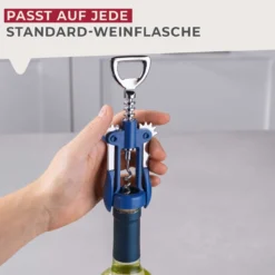 Hebelkorkenzieher Essential, blau