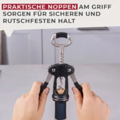 Hebelkorkenzieher mit Flaschenöffner