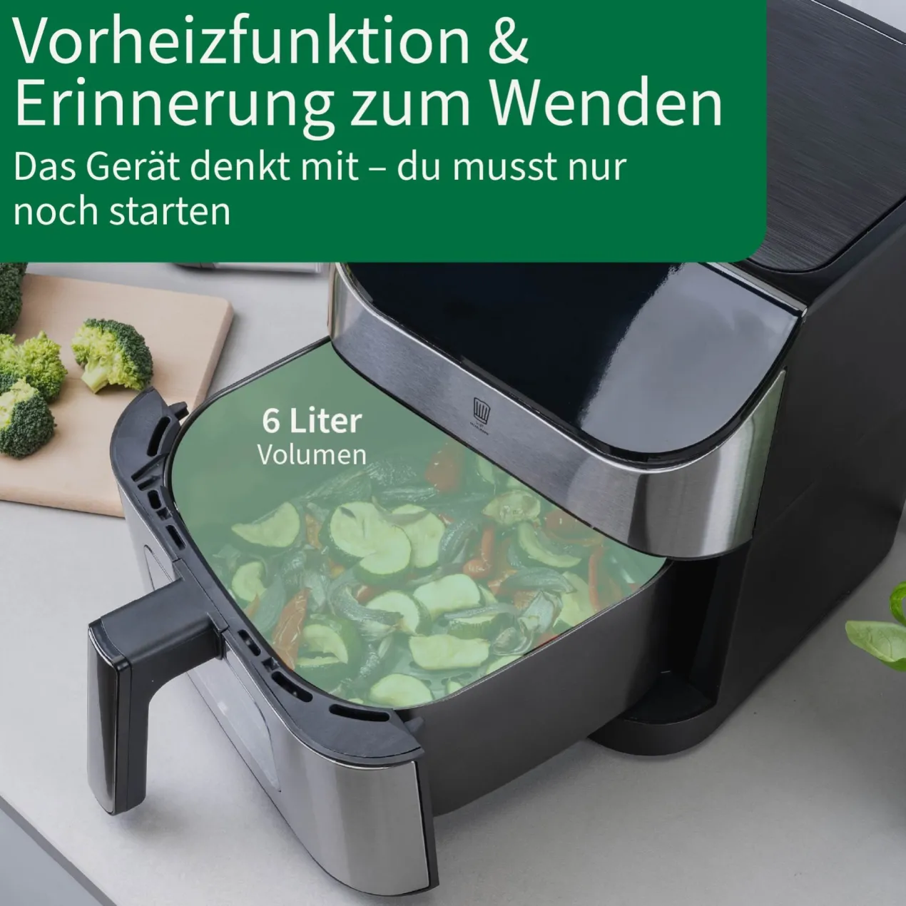 Heißluftfritteuse München, 6,1L