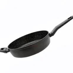 Hochrandpfanne mit Zusatzgriff Granit Solution, Ø28cm