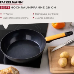 Hochrandpfanne Soft Collection, Keramik, antihaft, Ø28cm