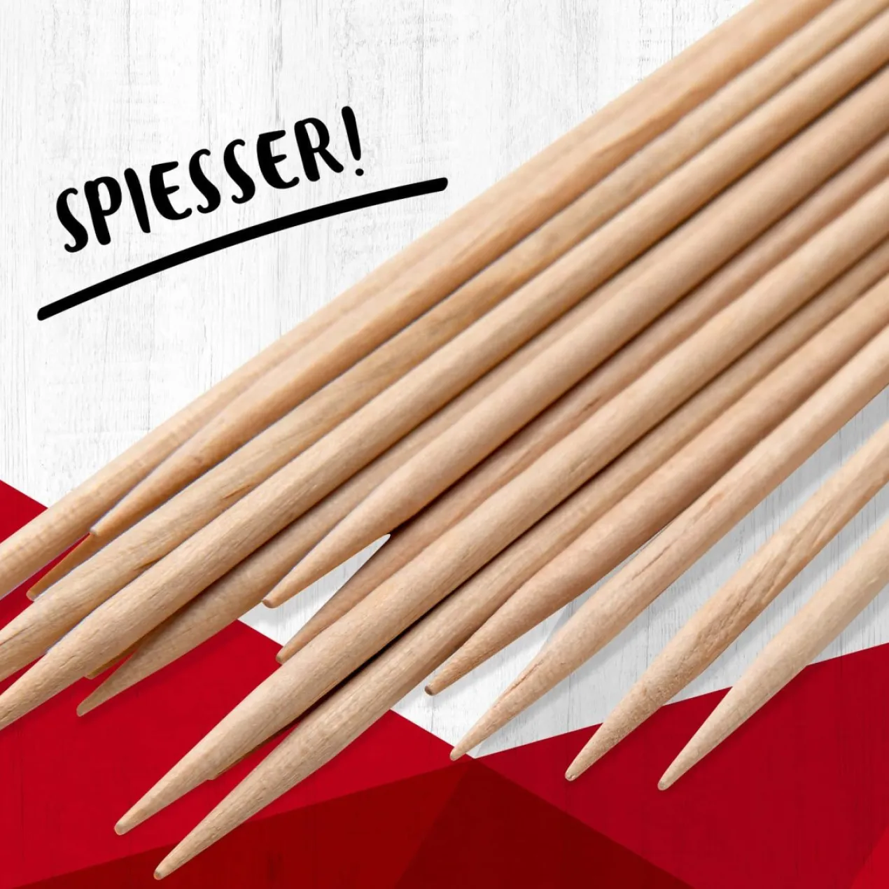 Holzspieße Eco, 30cm, 25 St., FSC™-zertifizierte Birke
