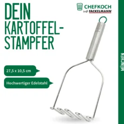 Kartoffelstampfer München, 31cm, Edelstahl