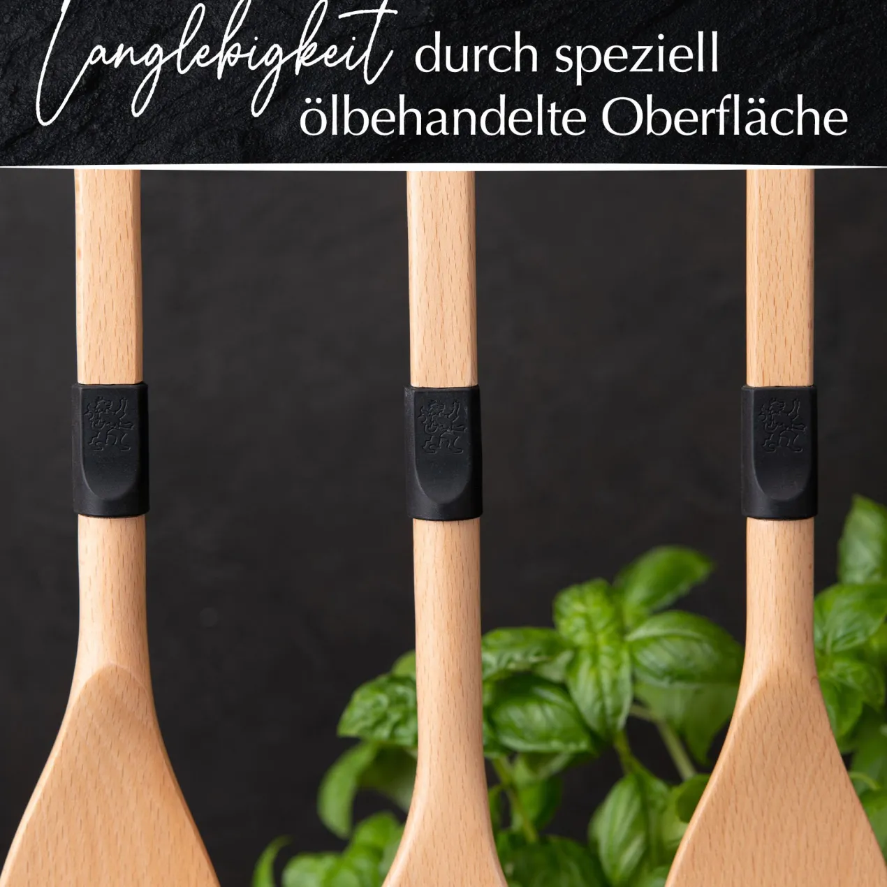 Küchenhelfer-Set Buchenholz, 4-teilig