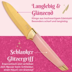Küchenhelfer-Set inkl. Messer, Schere und Brett, 6-teilig
