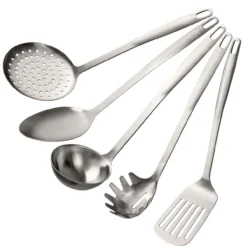 Küchenhelfer-Set Satin, 5-teilig, Edelstahl