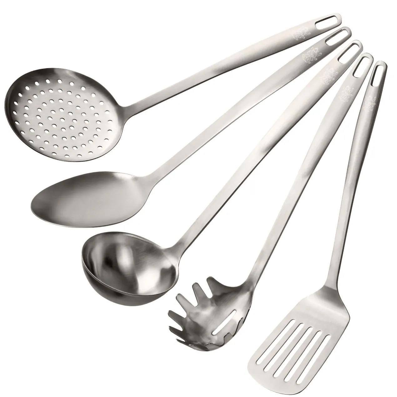 Küchenhelfer-Set Satin, 5-teilig, Edelstahl