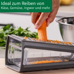 Küchenreibe mit Behälter