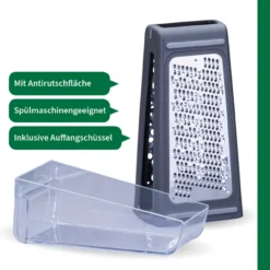 Küchenreibe mit Behälter
