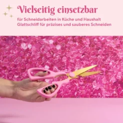 Küchenschere pink und gold