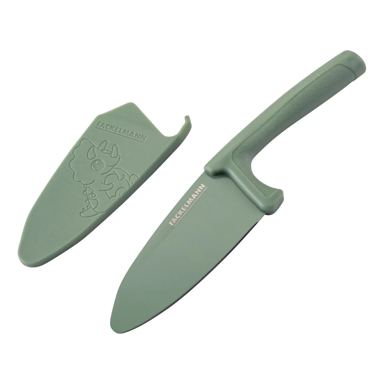 Kinderkochmesser mit Klingenschutz Mini Cooking, Dino, 2-tlg.