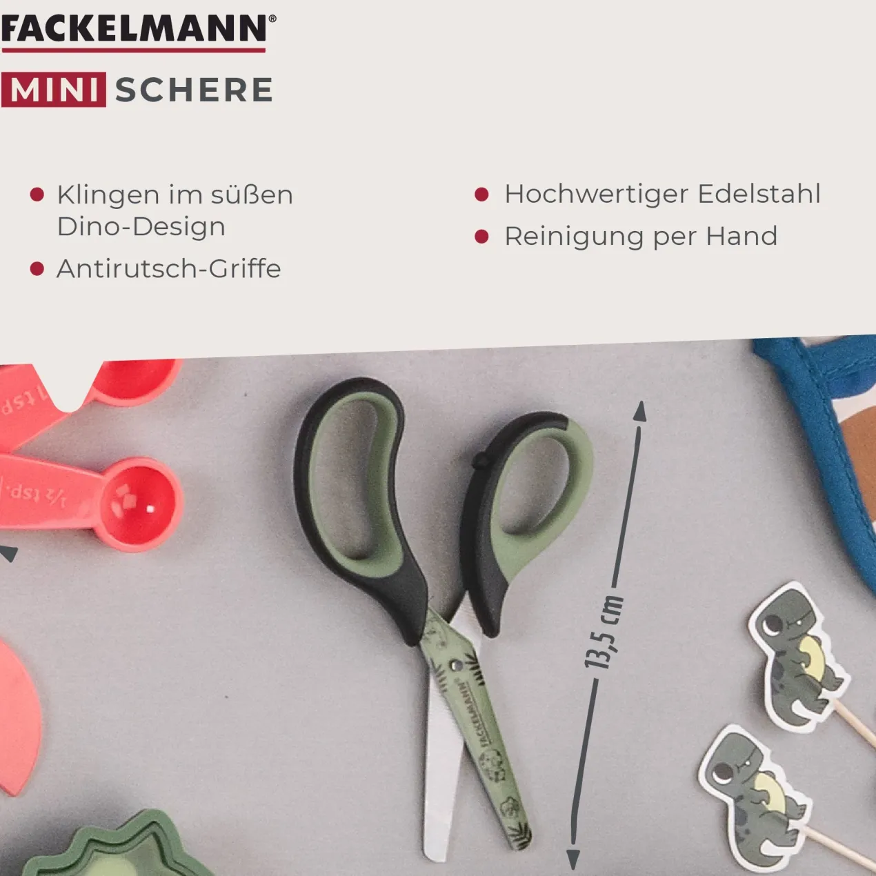 Kinder Schere Mini Cooking, Dino