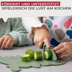 Kinder Schneidebrett Mini Cooking, Dino
