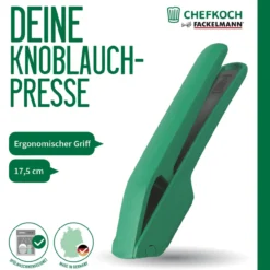 Knoblauchpresse, grün