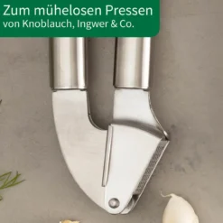 Knoblauchpresse München, 20cm, Edelstahl