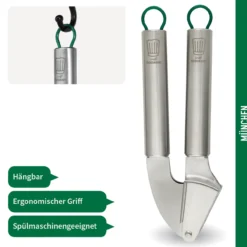 Knoblauchpresse München, 20cm, Edelstahl