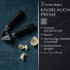 Knoblauchpresse Pride, 19cm, Edelstahl