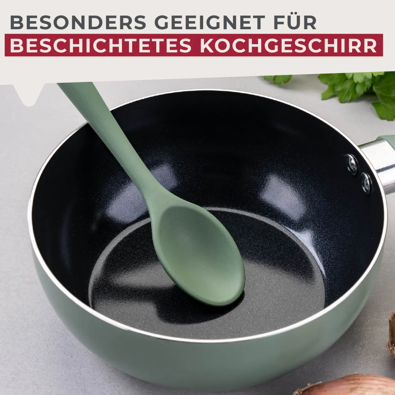 Kochlöffel Mini Cooking, grün