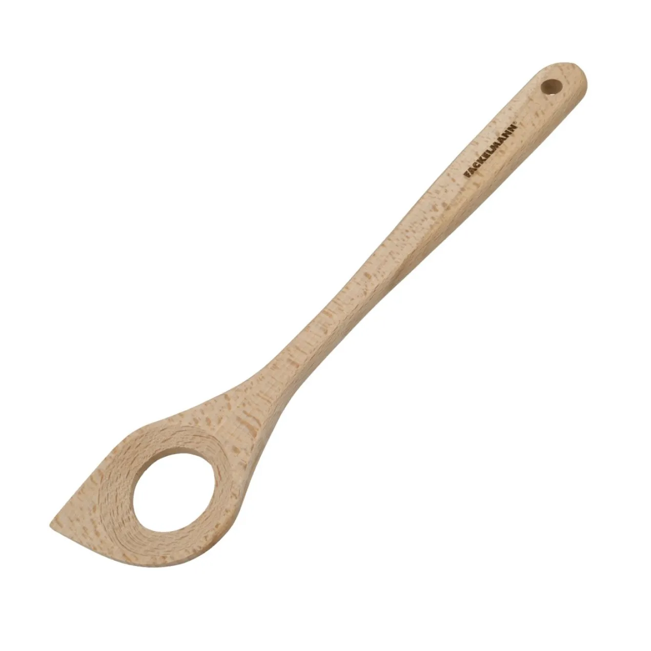 Kochlöffel mit Loch Eco, 30cm, FSC™-zertifizierte Buche