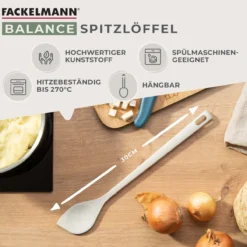 Kochlöffel spitz Balance, grau