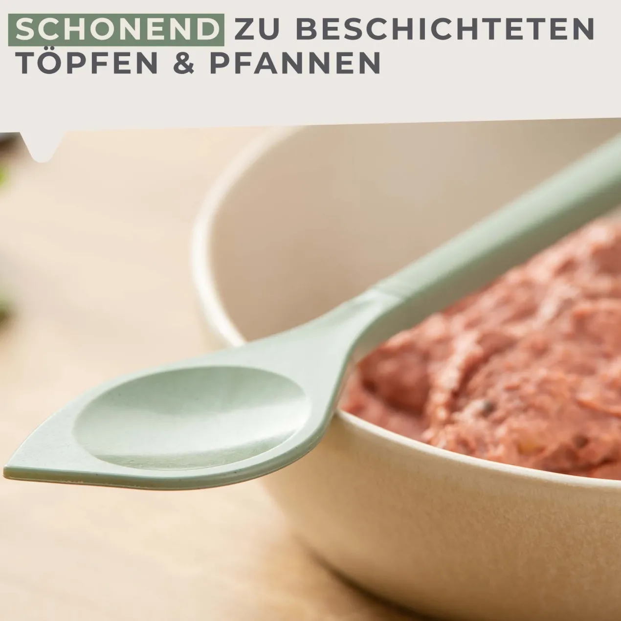 Kochlöffel spitz Balance , grün
