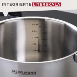 Kochtopf mit Deckel Essential, Ø20cm, blau