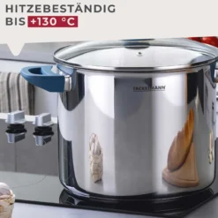 Kochtopf mit Deckel Essential, Ø24cm, 9L, blau