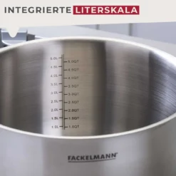 Kochtopf mit Deckel Essential, Ø24cm, 5,4L, blau