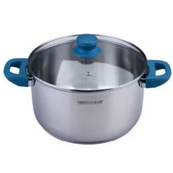 Kochtopf mit Deckel Essential, Ø24cm, 5,4L, blau